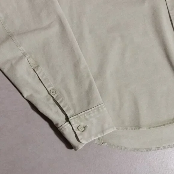 Lululemon Commission Green Long Sleeve Stretch Button Down Shirt Men's Medium - Picture 3 of 6